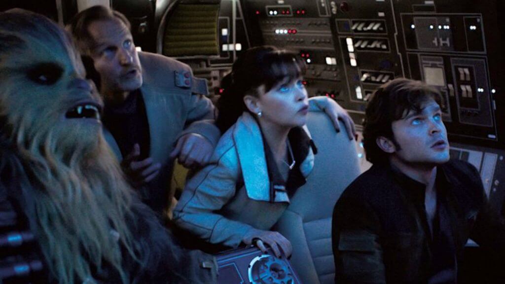 Alden Ehrenreich, Han Solo, Chewbacca, Emilia Clarke, Woody Harrelson, Solo: A Star Wars Story