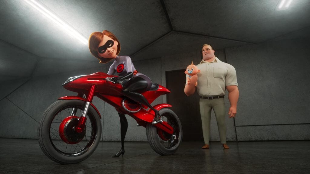 Elastigirl, Bob, Jack-Jack, Incredibles 2