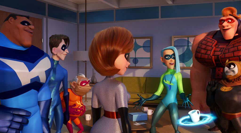 Elastigirl, Voyd, Krushauer, Reflux, HeLectrix, Indredibles 2