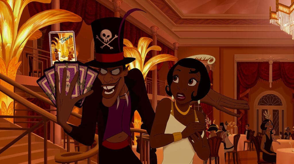 Tiana, Dr. Facilier, Shadow Man, The Princess and the Frog