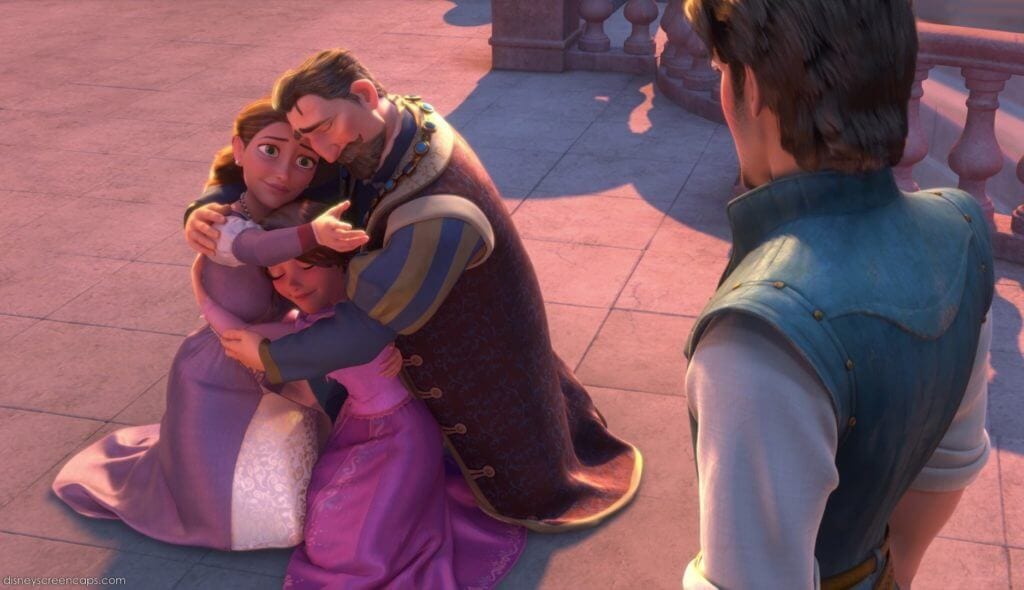 Tangled, Rapunzel, Eugene, King, Queen, Mandy Moore, Zachary Levi