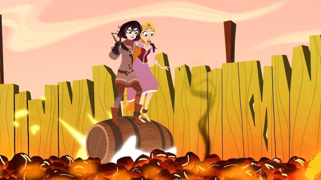 Rapunzel's Tangled Adventure, Rapunzel, Cassandra, Goodbye and Goodwill