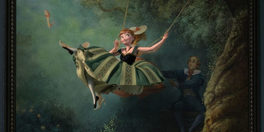 Frozen, Anna, painting