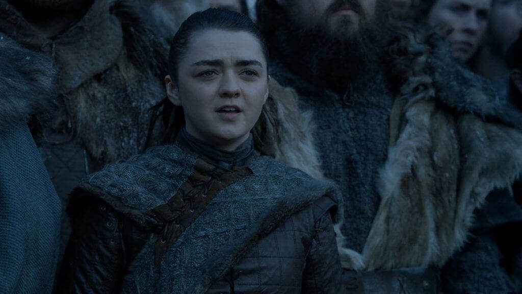 Gane of Thrones, Winterfell, Arya