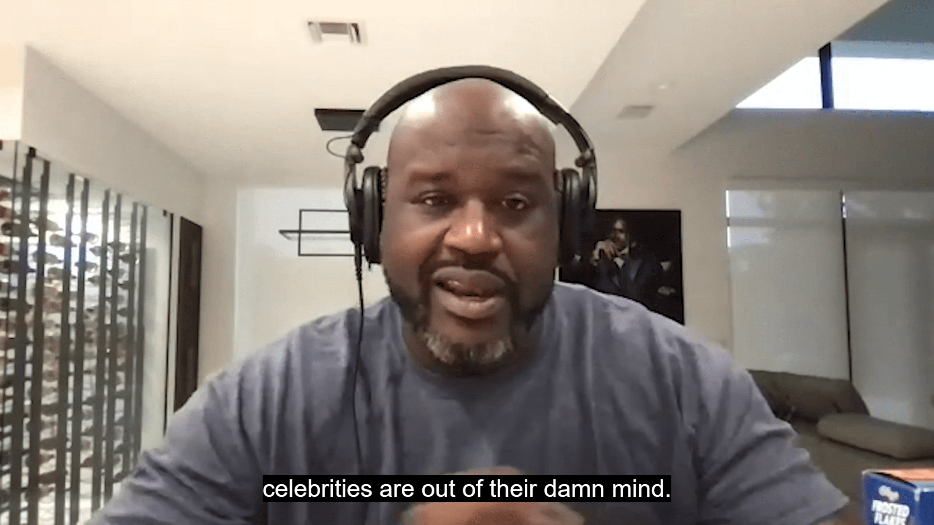 Shaq is DONE with Celebrities