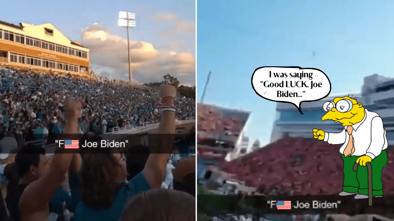 College Football Trend of “F*** Joe Biden” Chants Could Continue Into Week 3 of the Season