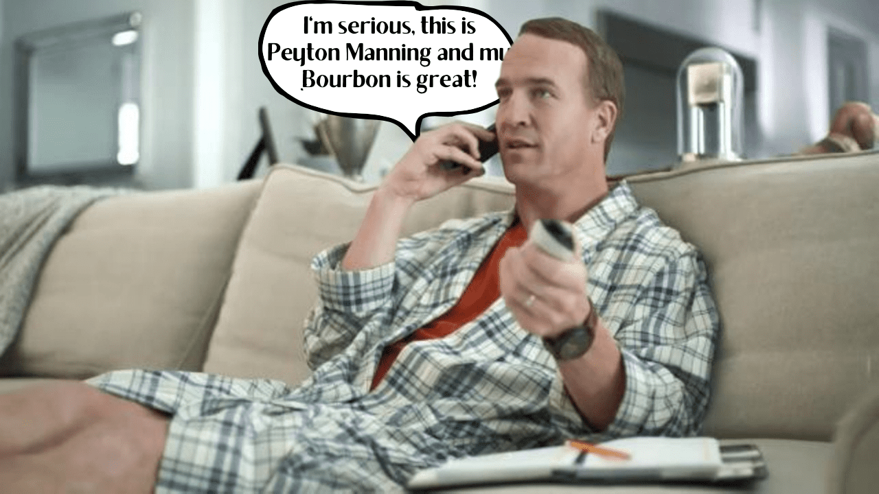 Peyton Manning is Cold Calling Indiana Liquor Stores to Market his Sweetens Cove Bourbon