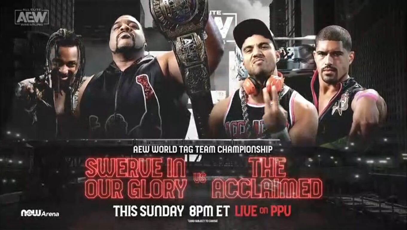 AEW All Out Results 2022: Swerve in Our Glory vs. The Acclaimed