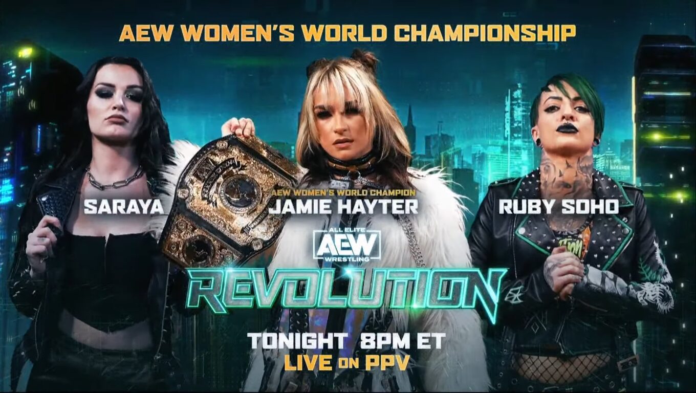 AEW Revolution results 2023: Saraya vs. Hayter vs. Soho