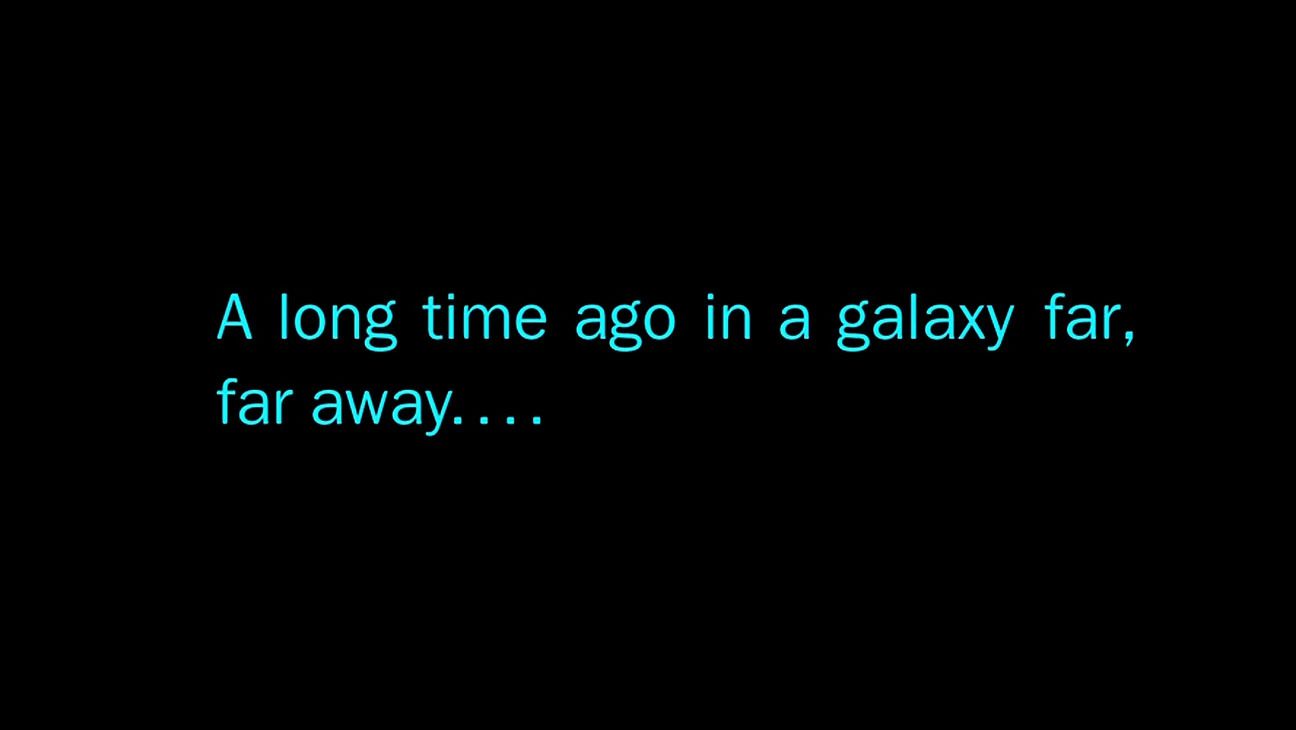 Star Wars: The Return of the Opening Crawl